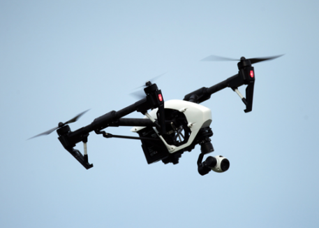 A Horseplay.tv drone gets polo video from a unique perspective. (Photo: David Lominska) 