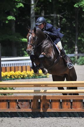 Jeffrey Ayers riding Exclaim won the Pre-Green Incentive Stake on July 15 at the Vermont Summer Festival in East Dorset, VT. (Photo: David Mullinix Photography)