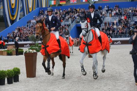 Julien Epaillard and Amy Graham - The Winning Couple on Saturday. Credit Frédéric Chéhu