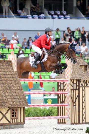Kent Farrington, Bronze medalist at WEG, is on the roster for the 2014 NHS. Photo by Sue Stickle