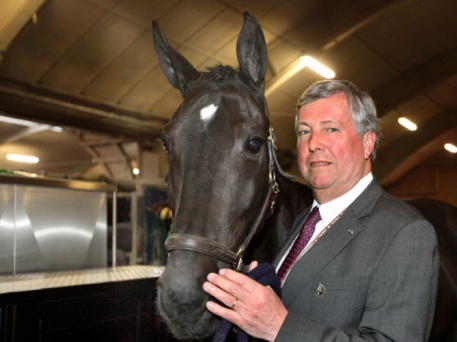 Gerrit-Jan Swinkels (NED), President of Indoor Brabant, pictured here with his horse Tennessee W, ridden by Dutch athlete Henk van de Pol. (Photo: Jacob Melissen)