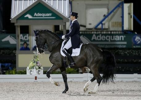 Christoph Koschel (GER), Tiesto, 2000 Dutch Warmblood gelding, Gribaldi x Nadie x Ferro Photo: SusanJStickle.com