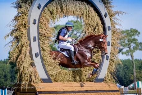 Kyle Carter and FR's Trust Fund put in a spectacular performance to finish third in the CCI2* division at the Ocala Horse Properties International Festival of Eventing, held April 8-12 in Ocala, FL. Anthony Trollope for Shannon Brinkman Photography 