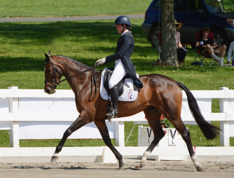  Lauren Kieffer and Meadowbrook’s Scarlett (Photo: Jenni Autry/Eventing Nation)