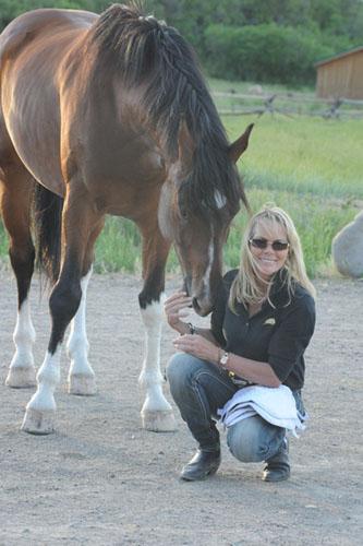 Horse trainer and behaviorist Linda Parelli 