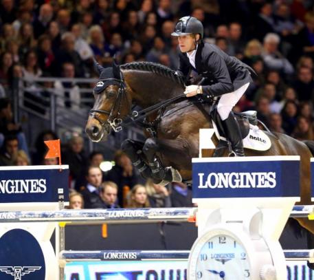 Three-time FEI World Cup champion Marcus Ehning of Germany aboard Singular LS La Silla (c) Pierre Costabadie /FEI