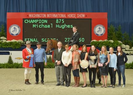 Michael Hughes was last year's WIHS Equitation Finals winner (Photo: © Shawn McMillen Photography)
