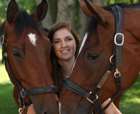 Annie Peavy with Ozzie Cooper & Lancelot Warrior (Photo Katrina Hajagos)