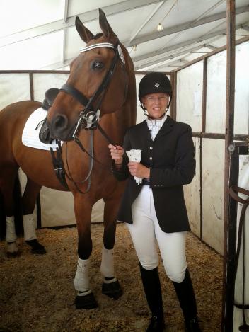 Pam Sweetman and Ricardo (KWPN by Gracio) Photo: Mitzi Allen