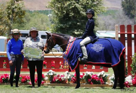 Overall Grand Champion Green Pony Touche' and Sara Murphy (Photo: McCool)