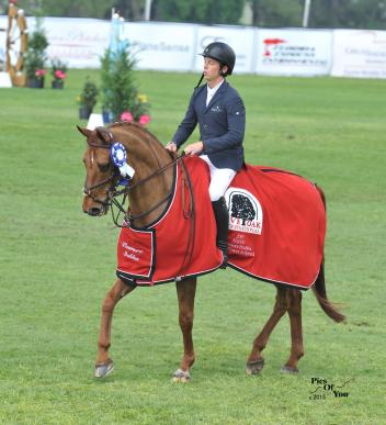Angel Karolyi and Wings soared to the win in the Pasmore Stables Power & Speed 1.35m class in 36.98 seconds (Photo:PicsofYou.com)