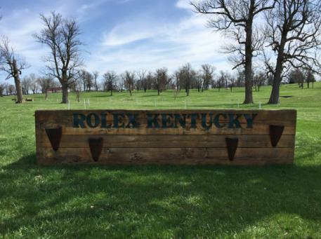 Appearances can be deceptive — just 48 hours earlier most of the Kentucky Horse Park was under water, and more rain is in the forecast but for now ....