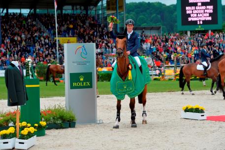 cott Brash, winner of the Rolex Grand Prix Aachen 2015. (picture: Rolex Grand Slam/ Kit Houghton)