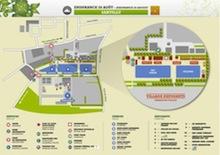 Village Map for Spectators with tickets