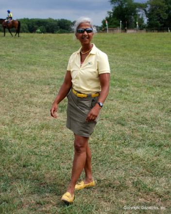 Seema Sonnad in her element. Photo by Cynthia Gilbert/Gazworks Inc.