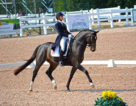 Shannon Dueck and Cantaris are top contendors for the 2015 Pan American Games Canadian Dressage Team (Photo: Jessica Mendoza) 