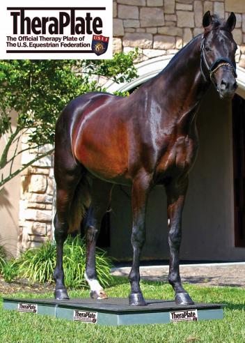 TheraPlate Revolution is the Official Therapy Plate of the United States Equestrian Federation Photo: Sara Hellner
