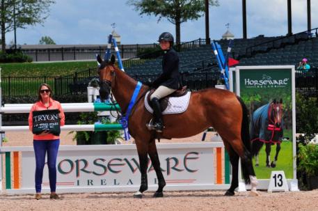 Tori Colvin in her presentation ceremony with Sponsorship Manager Samantha Halperin (Photo: ©BarryKosterPhotography)
