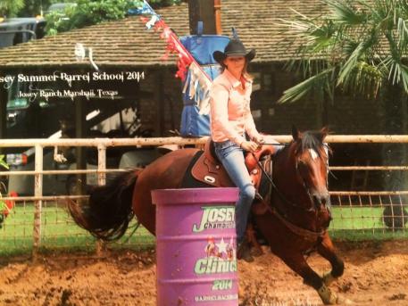 Twist was previously considered a serious risk to anyone who worked with her, now, after her time with Ainsworth she's running barrels successfully.
