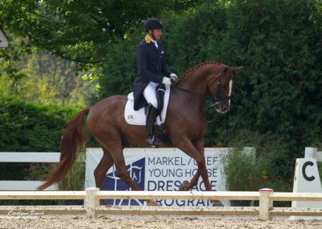 Donatus and Endl Ots topped the Developing Horse Grand Prix (Carolynn Bunch Photography) 