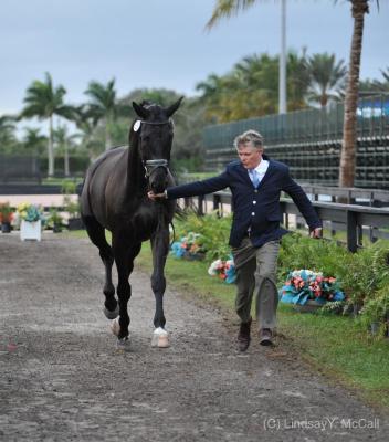U.S. Chef d' Equipe Kai Handt and NTEC Roulette, ridden by Sydney Collier, owned by Julia Handt, 2015. (Photo (c) Lindsay Y. McCall)