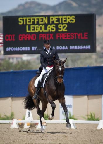 Steffen Peters & Legolas 92 win the Grand Prix Freestyle at the Capistrano Dressage International CDI. (Photo: Terri Miller)