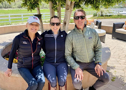 Christine Traurig, Rebecca Rigdon and David Blake