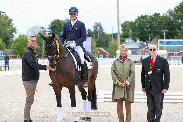 Christian Garweg and Excalibur RS (Photo: Emma Miller)